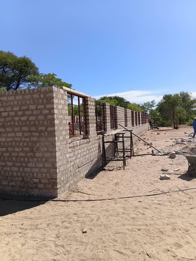 Classroom construction progress, Ohangwena